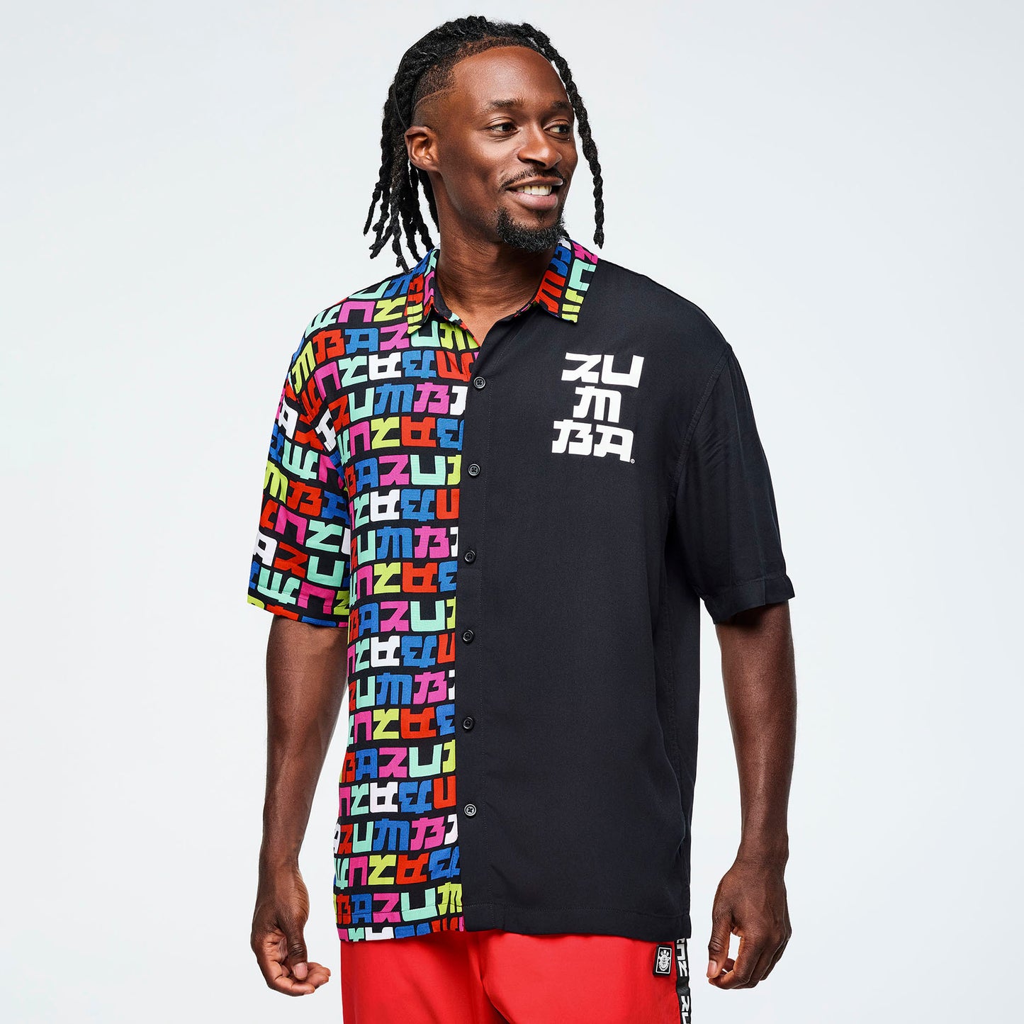 Eastern Flavor Men's Short Sleeve Button Up