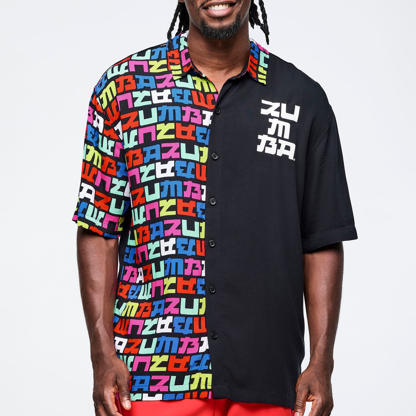 Eastern Flavor Men's Short Sleeve Button Up