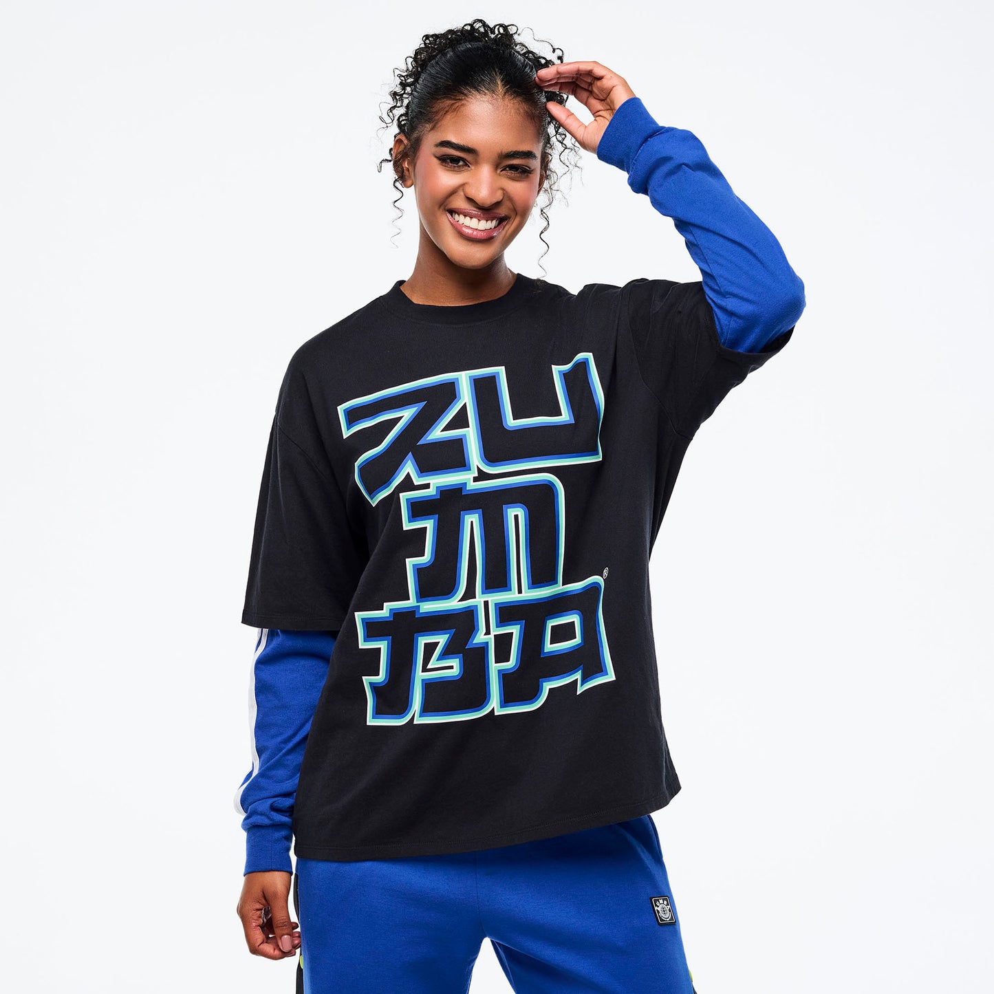 Eastern Flavor Men's Oversized Crew Neck Tee - Bold Black