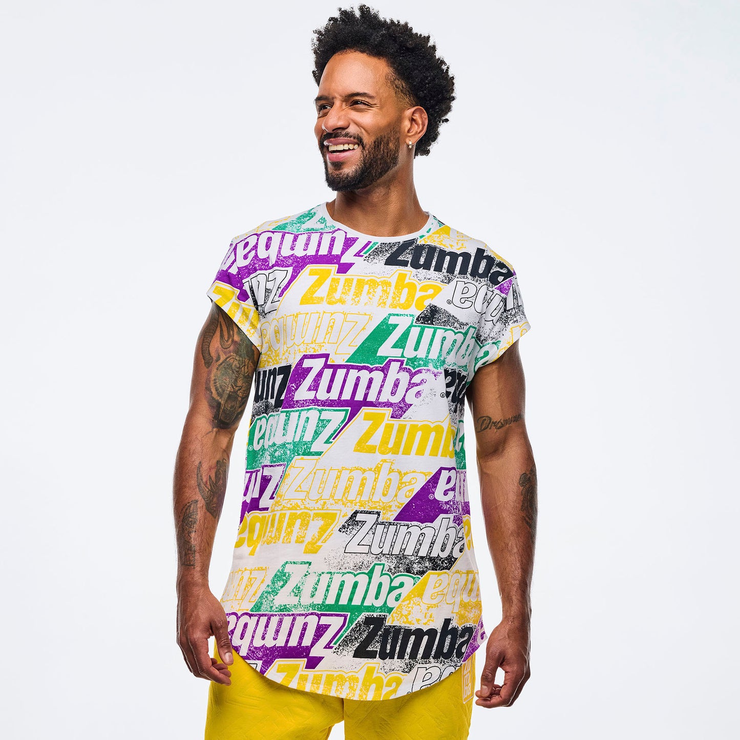 Apres Zumba®  Men's Crew Neck Round Hem Tee