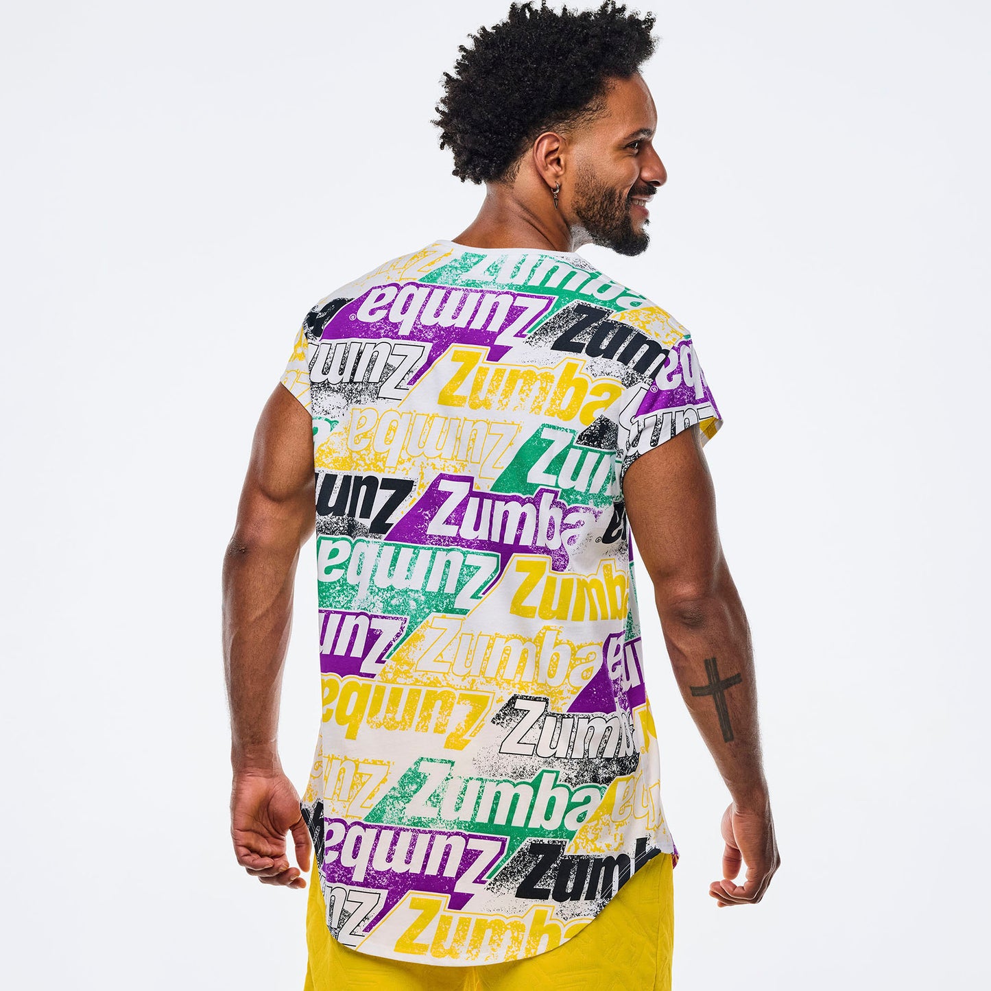 Apres Zumba®  Men's Crew Neck Round Hem Tee