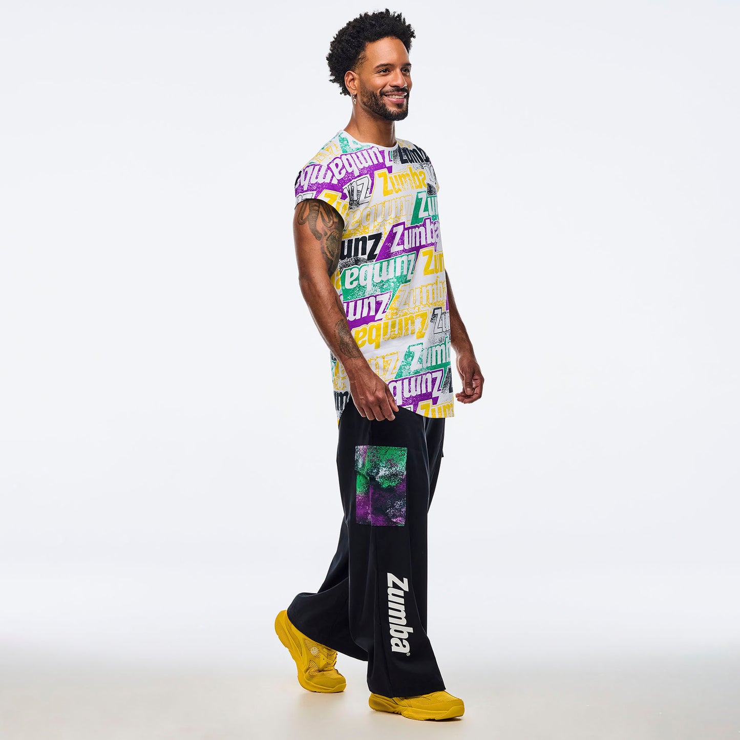 Apres Zumba®  Men's Crew Neck Round Hem Tee