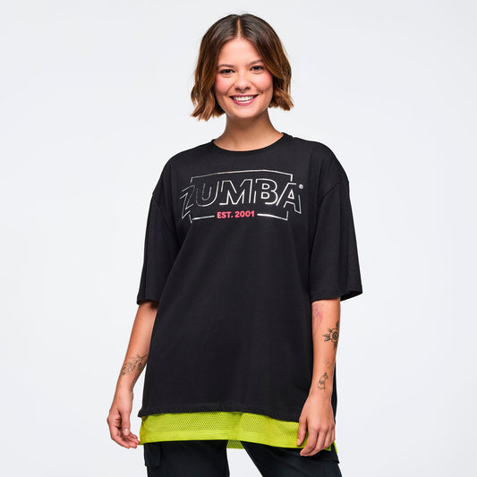 Zumba® 25 Men's Tee With Double Layered Hem
