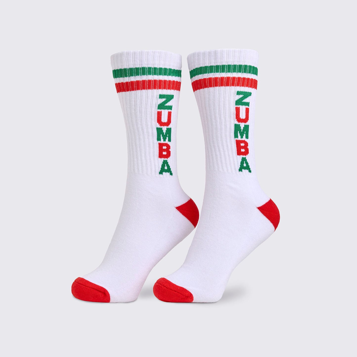 Zumba® Holiday High Socks - White