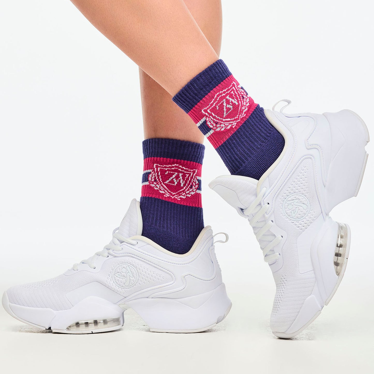 Class of 2001 Plush Half Crew Sock - Soft Navy