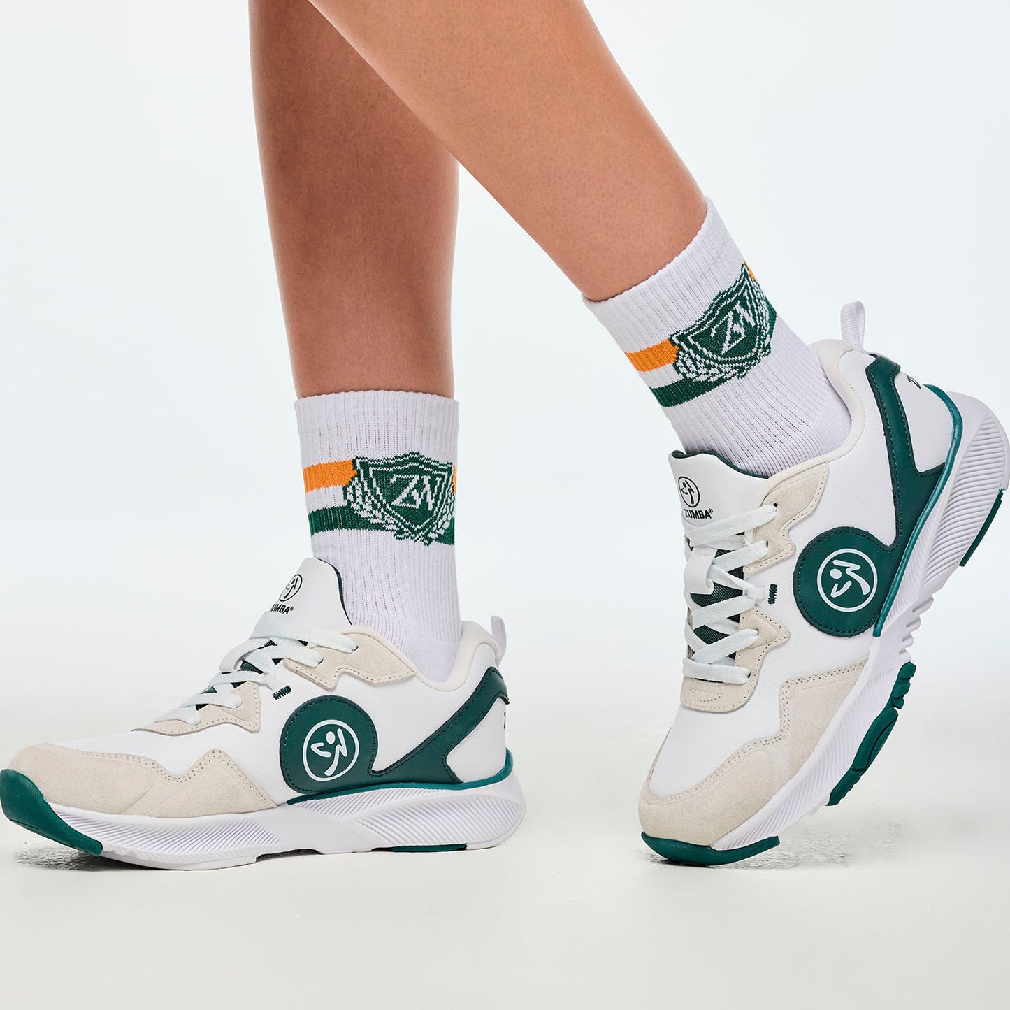 Class of 2001 Plush Half Crew Sock - Wear It Out White