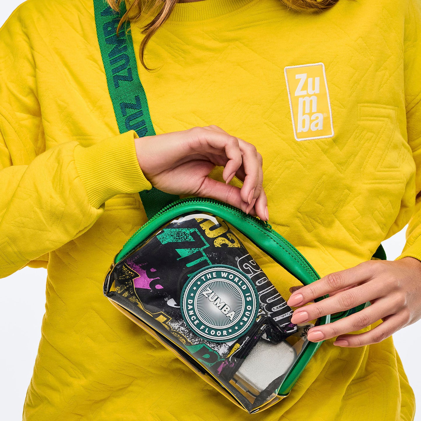 LOW INVENTORY* Apres Zumba®  Clear Belt Bag