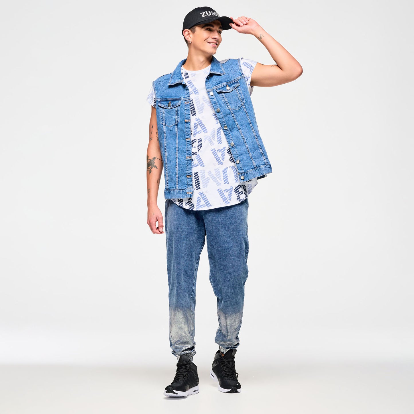 Blue Jean Long Denim Vest
