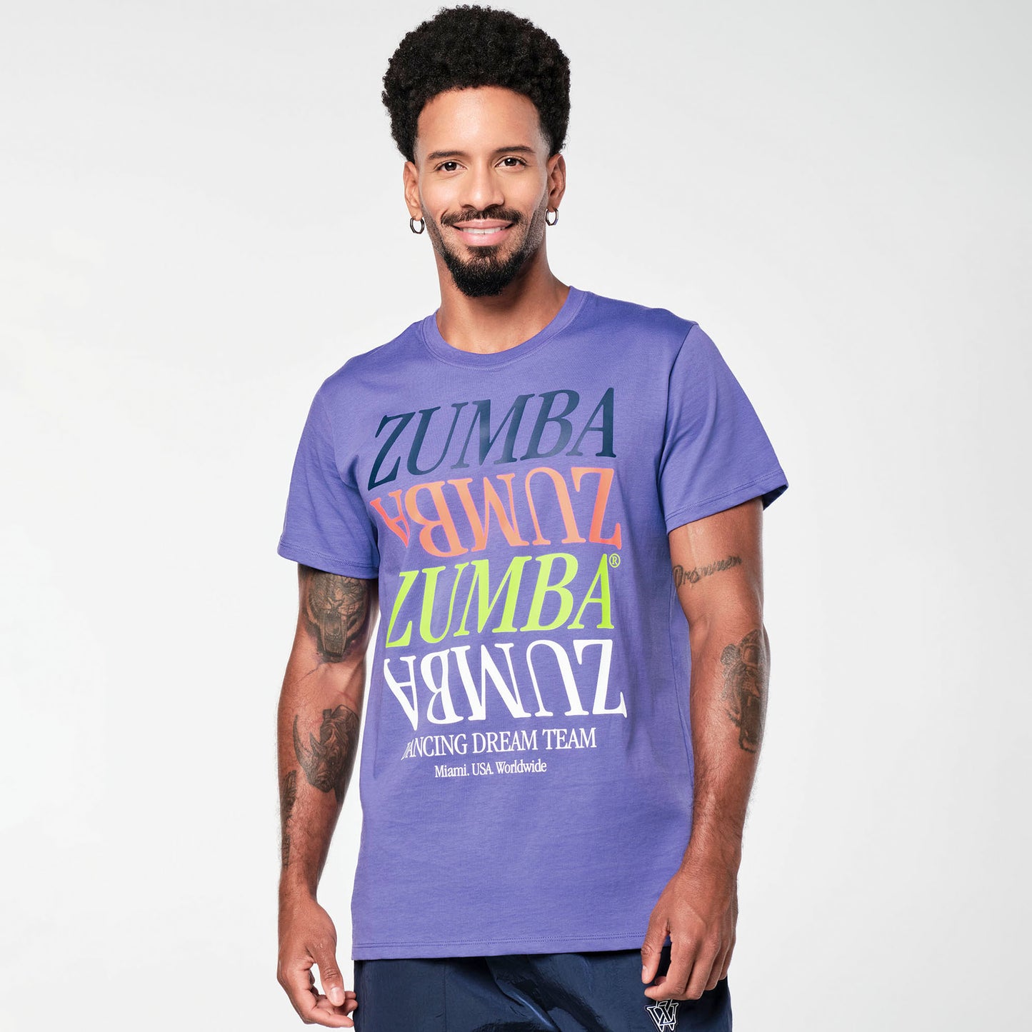 Zumba® Prep Crew Neck Tee - Periwinkle