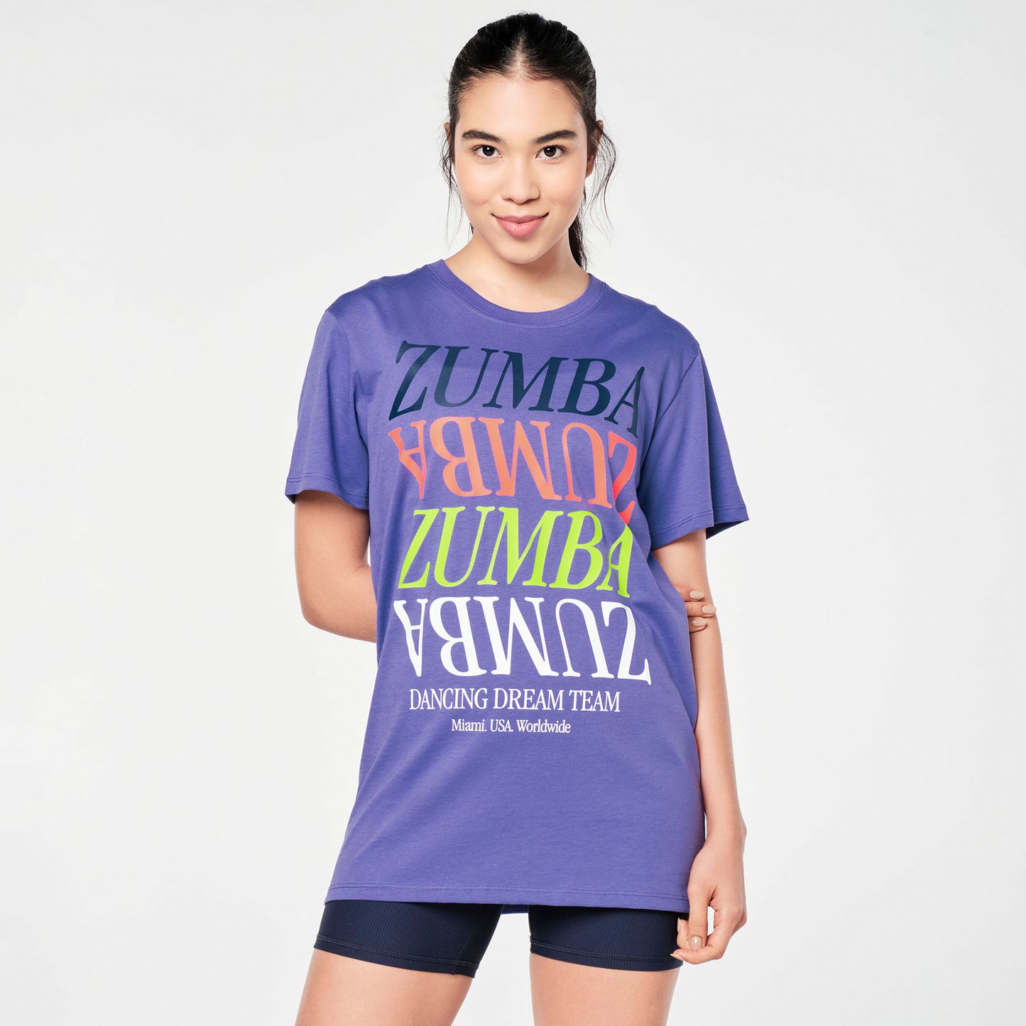 Zumba® Prep Crew Neck Tee - Periwinkle