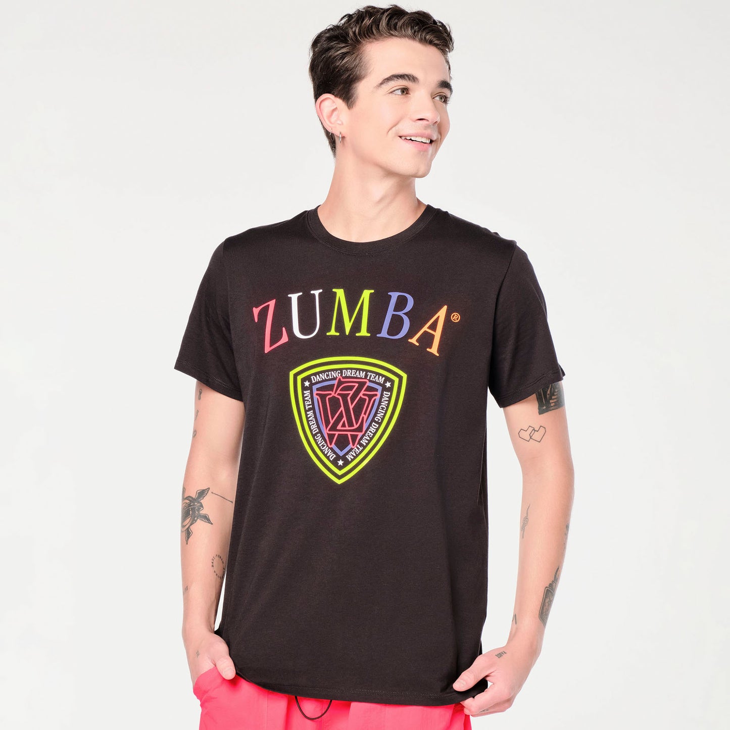 Zumba® Prep Crew Neck Tee - Bold Black