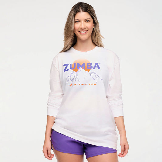 Zumba® Explore Unisex Long Sleeve Tee