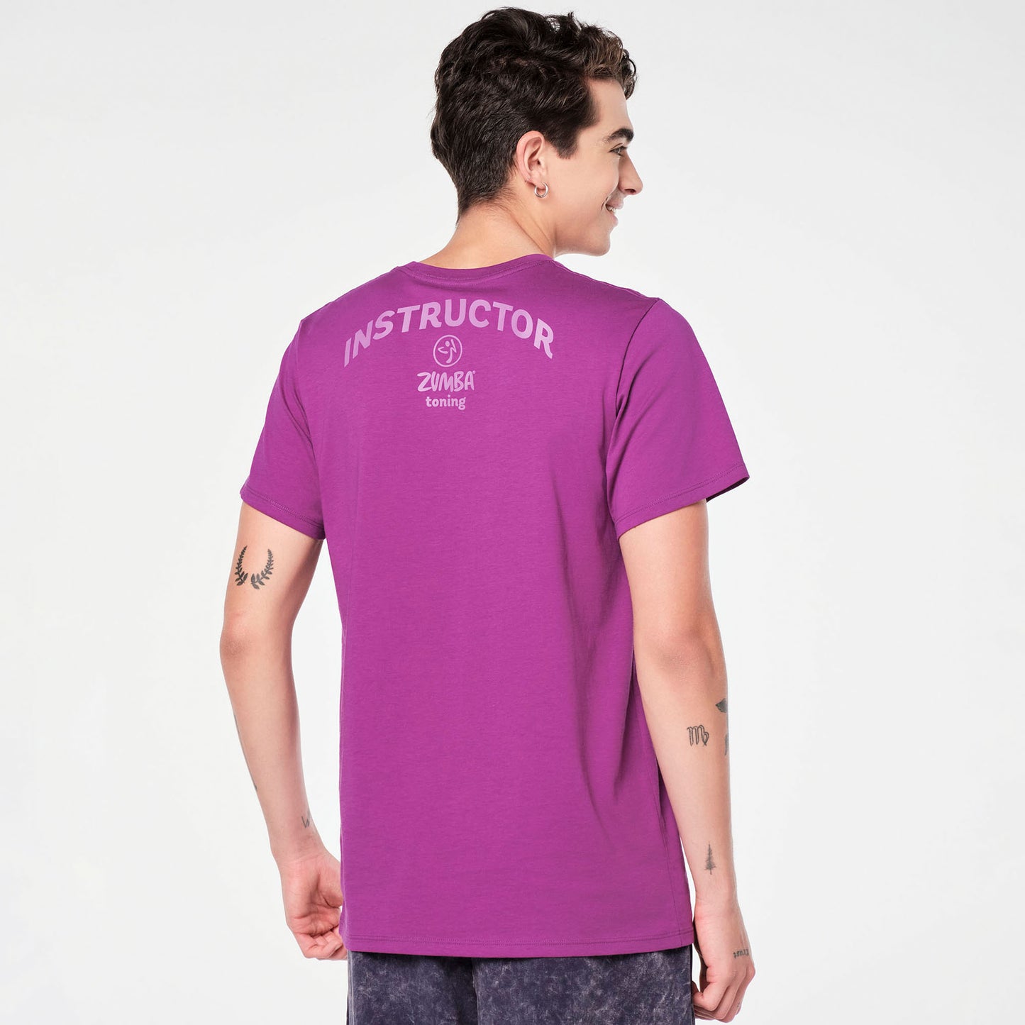 ZIN™ Zumba® Toning Crew Neck Tee - Toning Purple