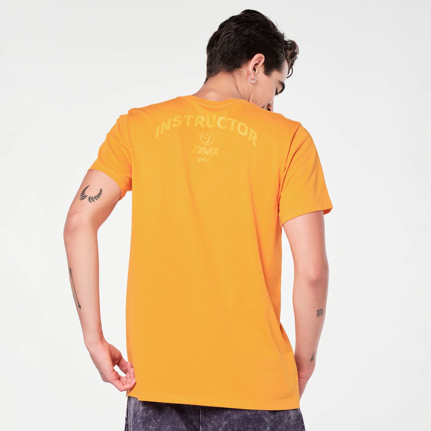 ZIN™ Zumba® Gold Crew Neck Tee - Gold Orange