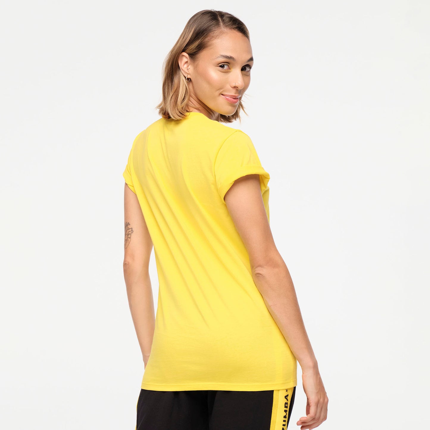 Zumba® X Peanuts™ Crew Neck Tee - Yellow