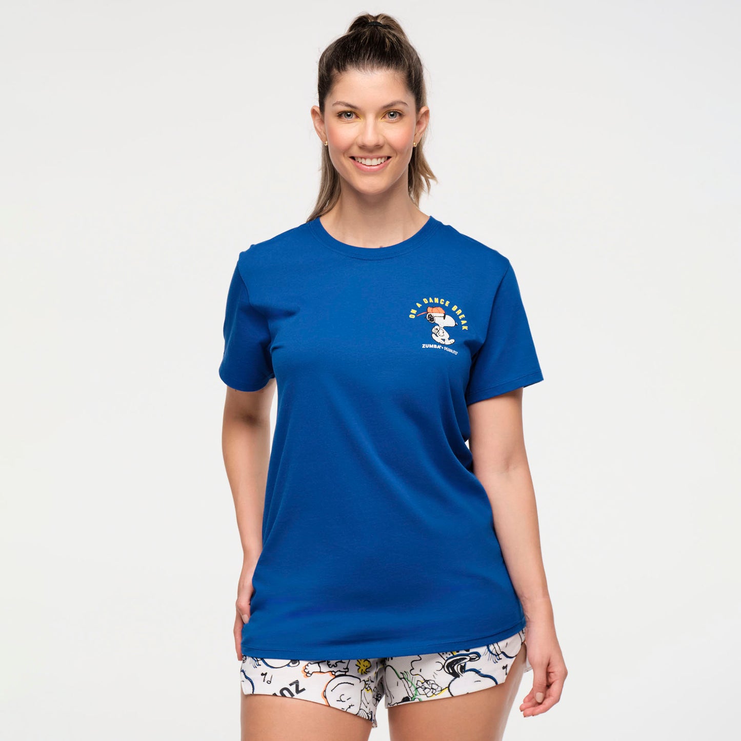 Zumba® X Peanuts? Crew Neck Tee - Blue