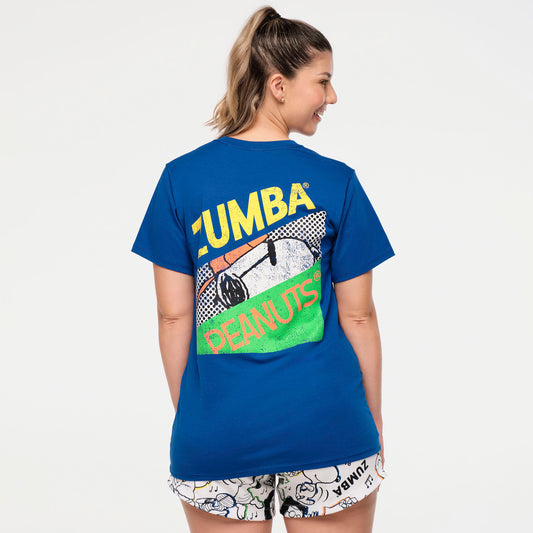 Zumba® X Peanuts? Crew Neck Tee - Blue