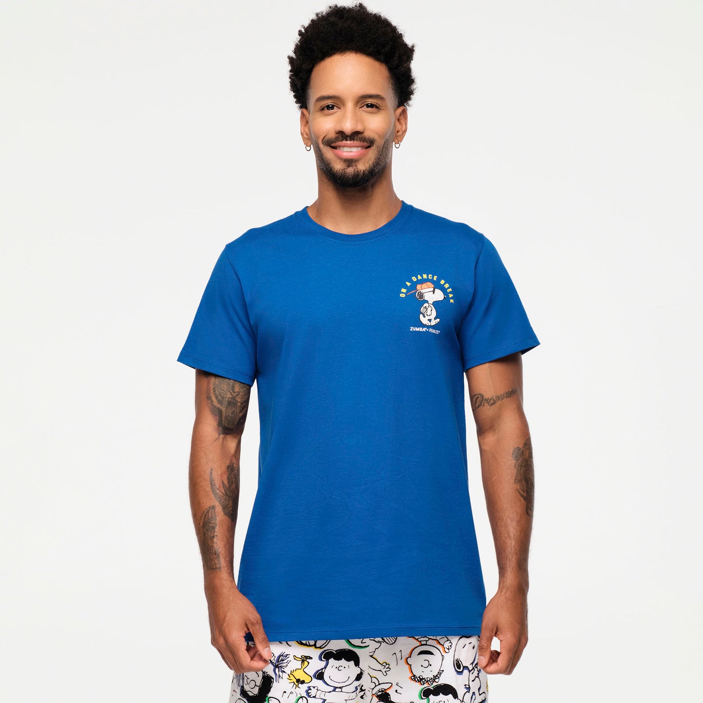 Zumba® X Peanuts? Crew Neck Tee - Blue