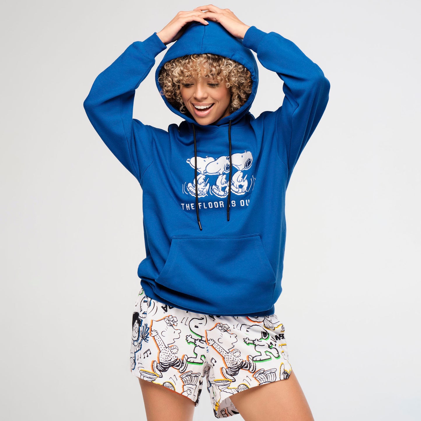 Zumba® X Peanuts™ Unisex Pullover Hoodie - Blue