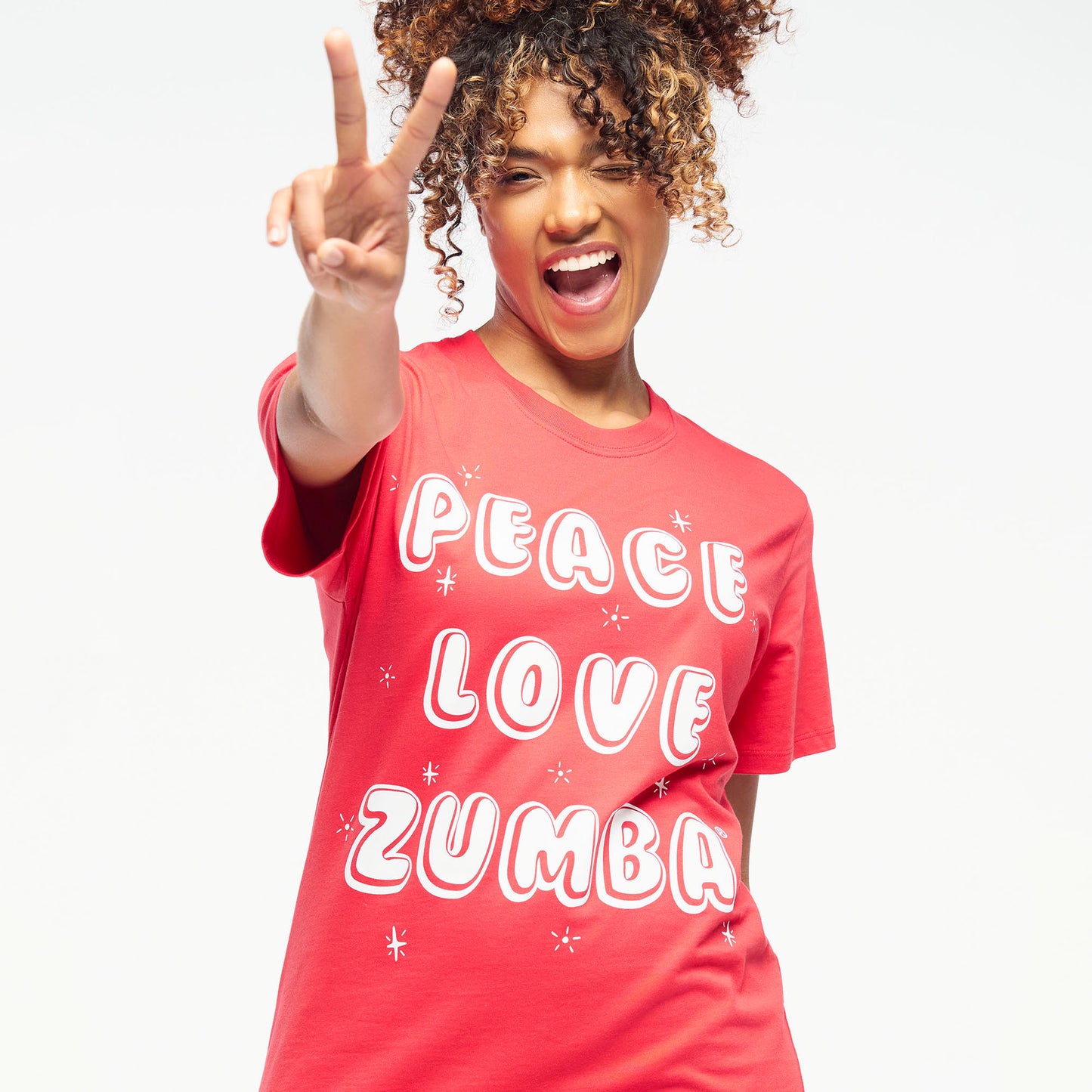 Zumba® Holiday Crew Neck Tee - Red