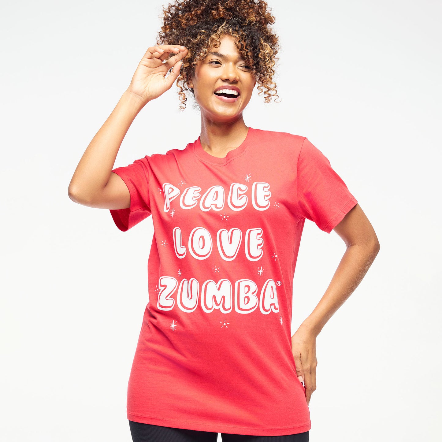 Zumba® Holiday Crew Neck Tee - Red