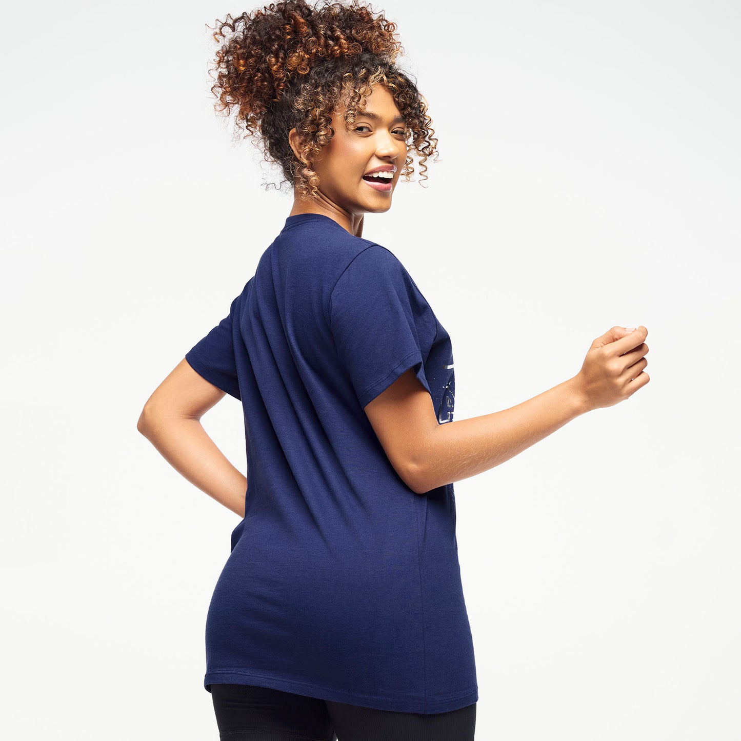 Zumba® Holiday Crew Neck Tee - Indigo