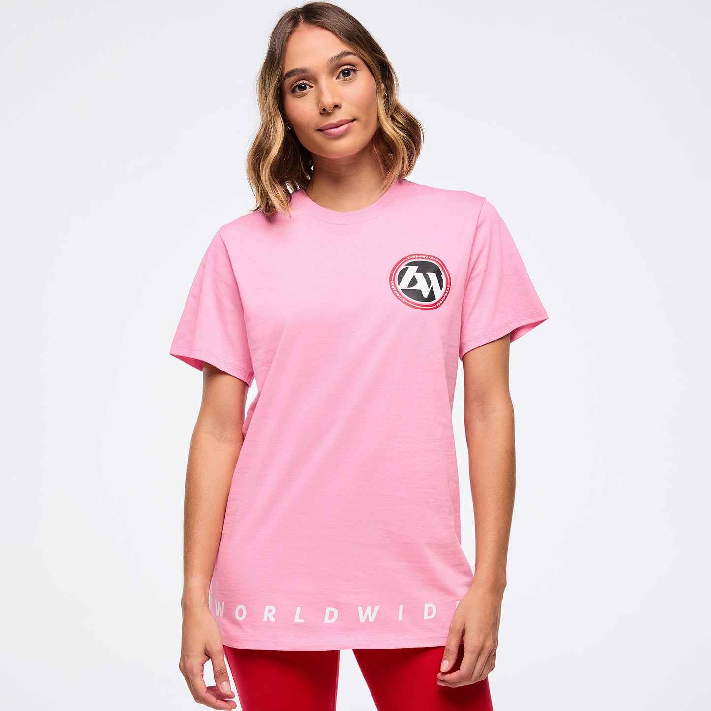 Zumba® Haus Unisex Crew Neck Tee - Pink