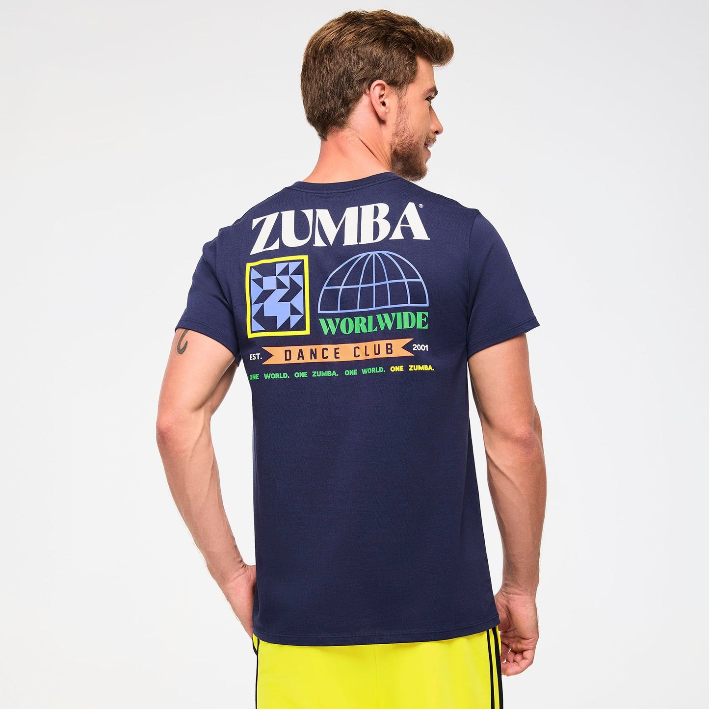 |Zumba® Haus Crew Neck Tee - Indigo