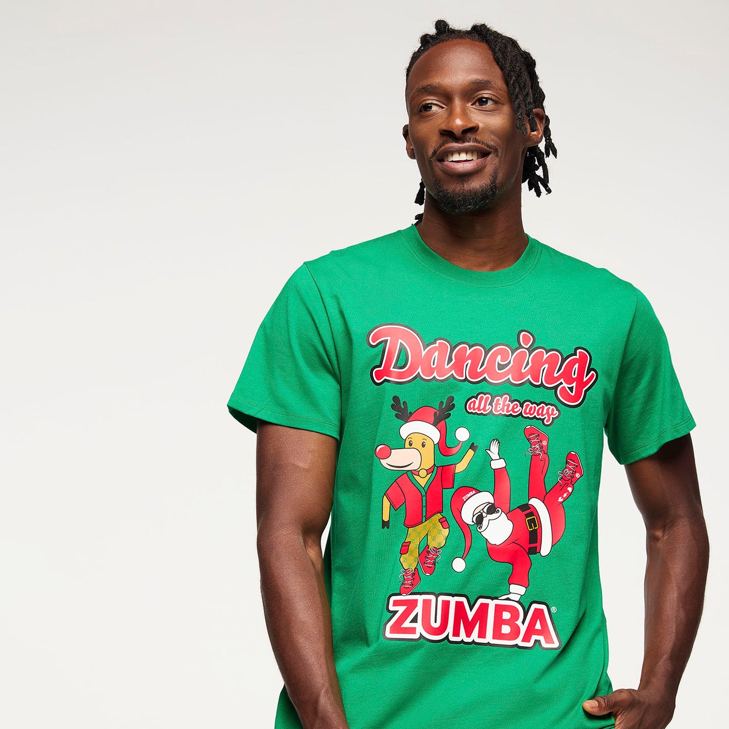 Zumba® Holiday Crew Neck Tee - Green