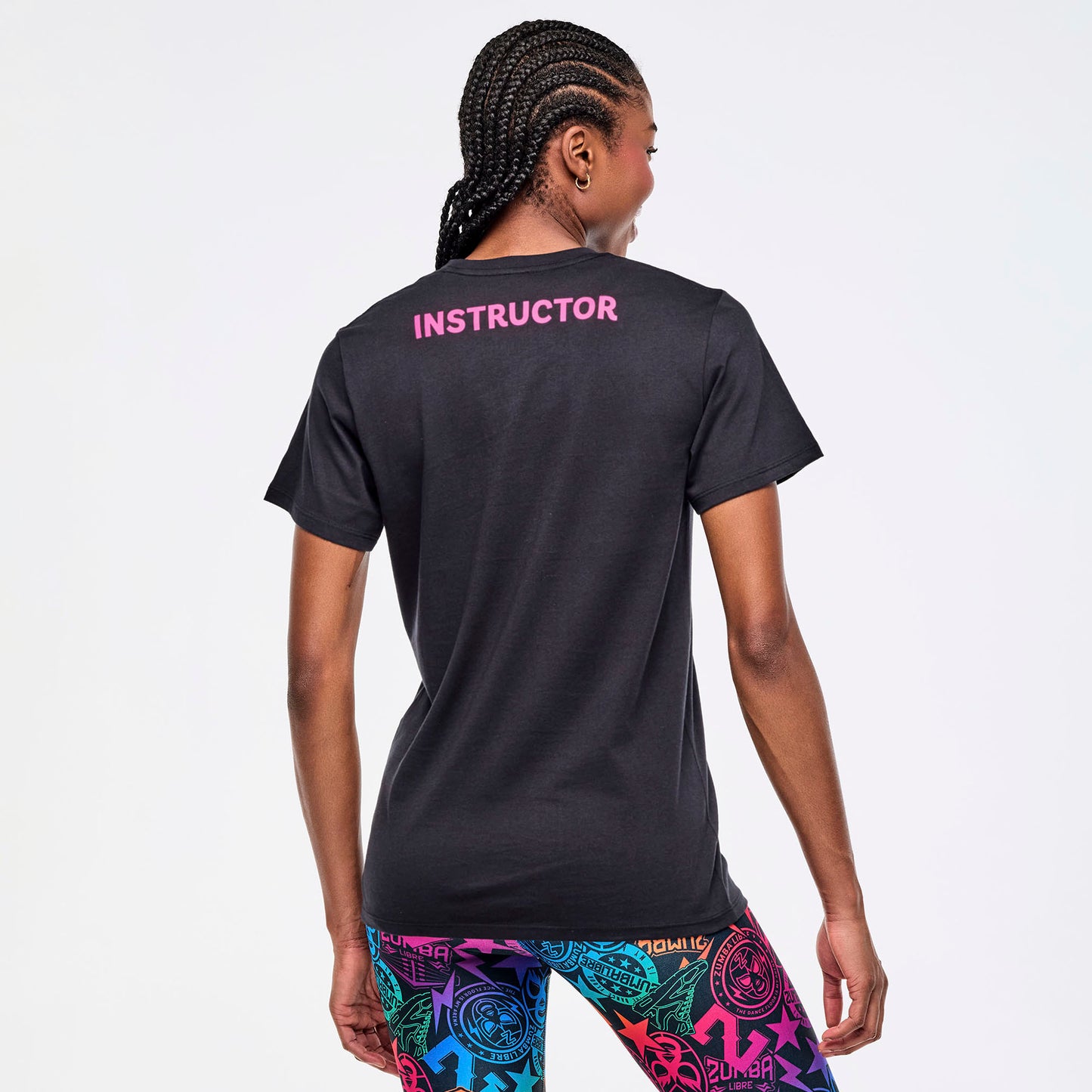 Zumba® Libre Crew Neck Tee - Bold Black (Instructor)