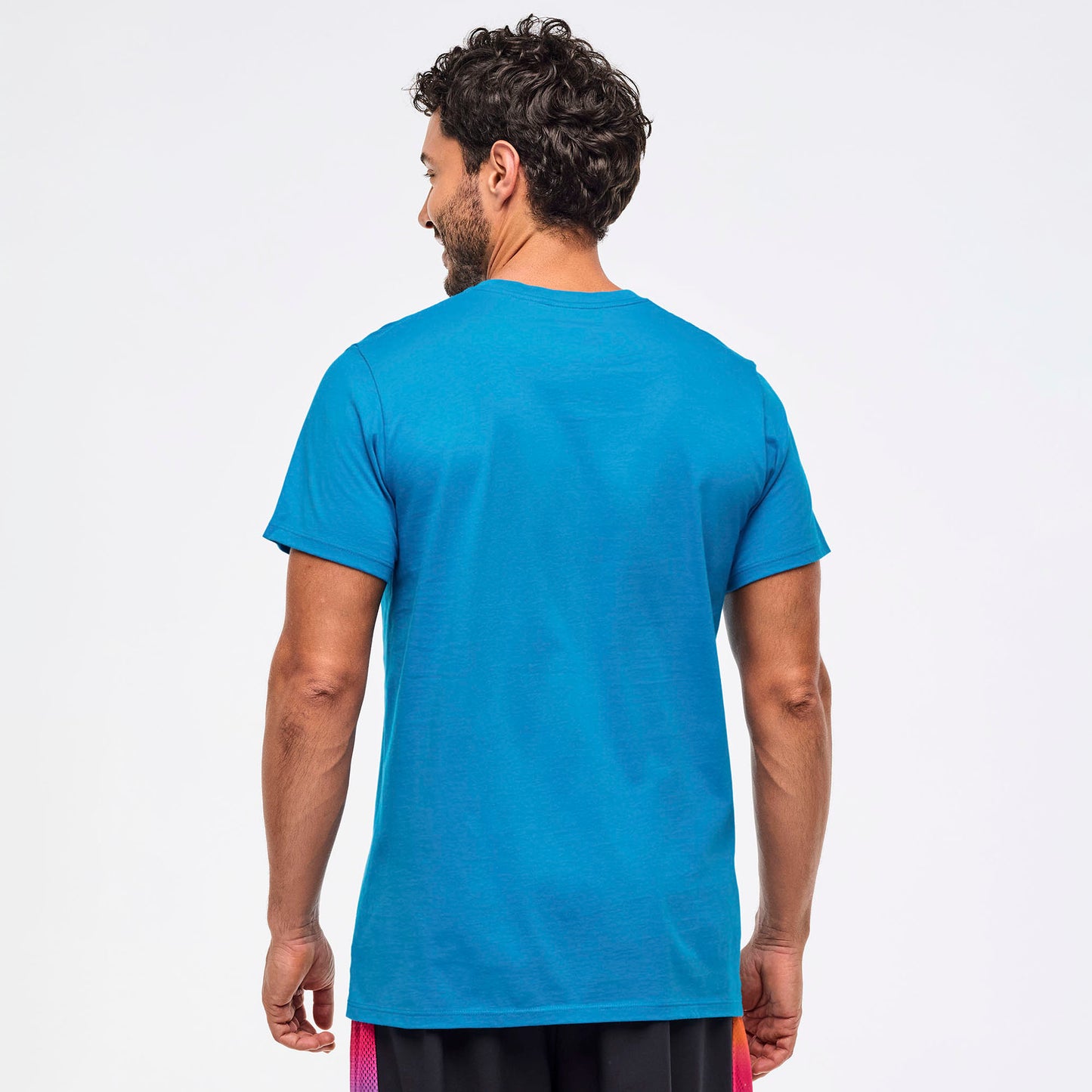 Zumba® Libre Crew Neck Tee - Peek-A-Blue