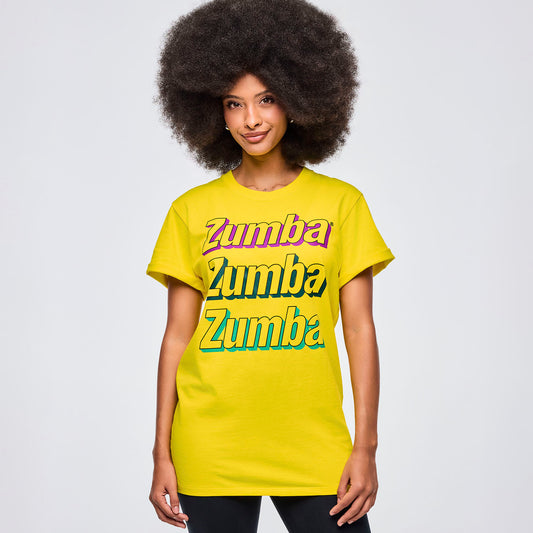 Apres Zumba®  Unisex Crew Neck Tee - Sunrays