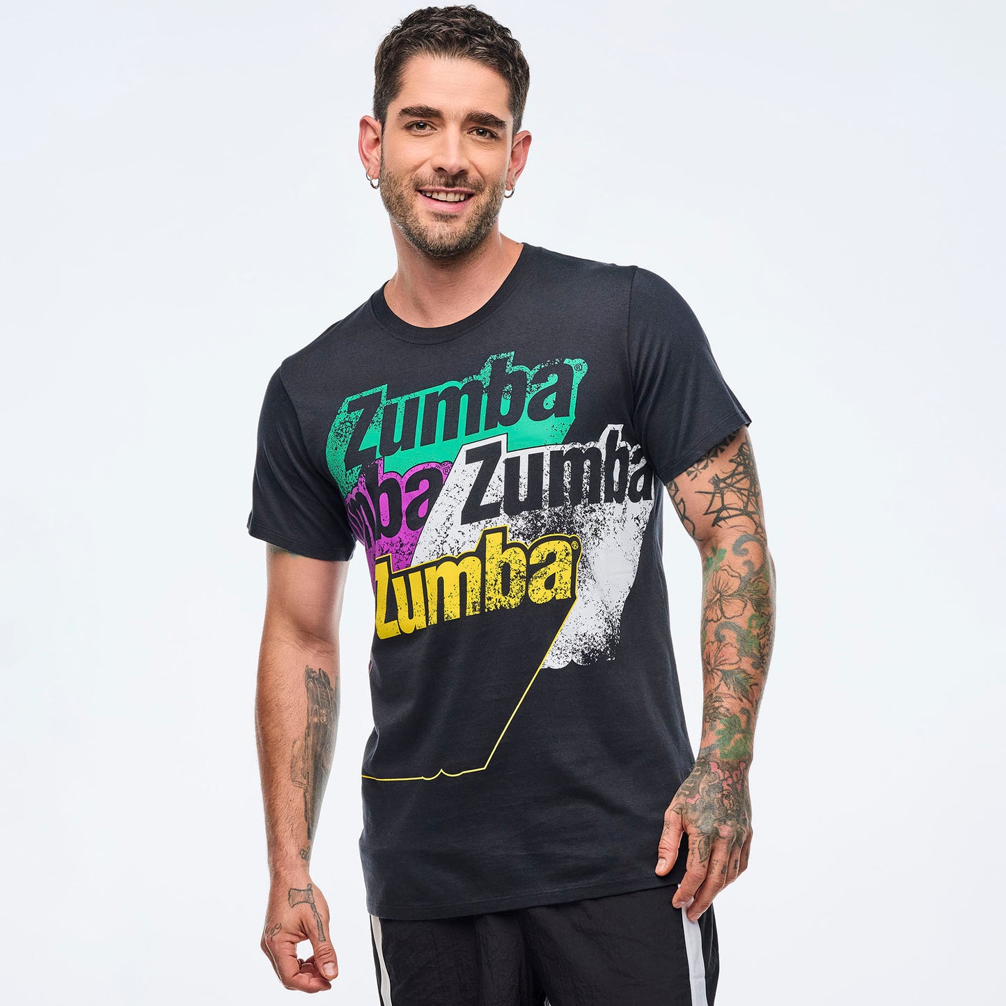 Apres Zumba®  Unisex Crew Neck Tee - Bold Black