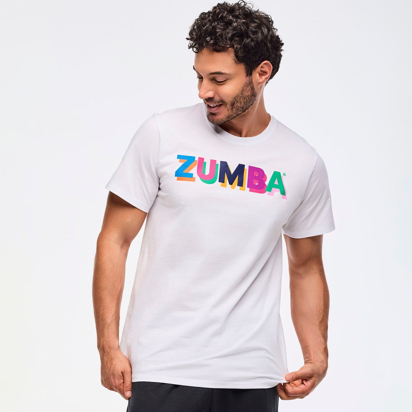 |Zumba® Multicolor Crew Neck Tee