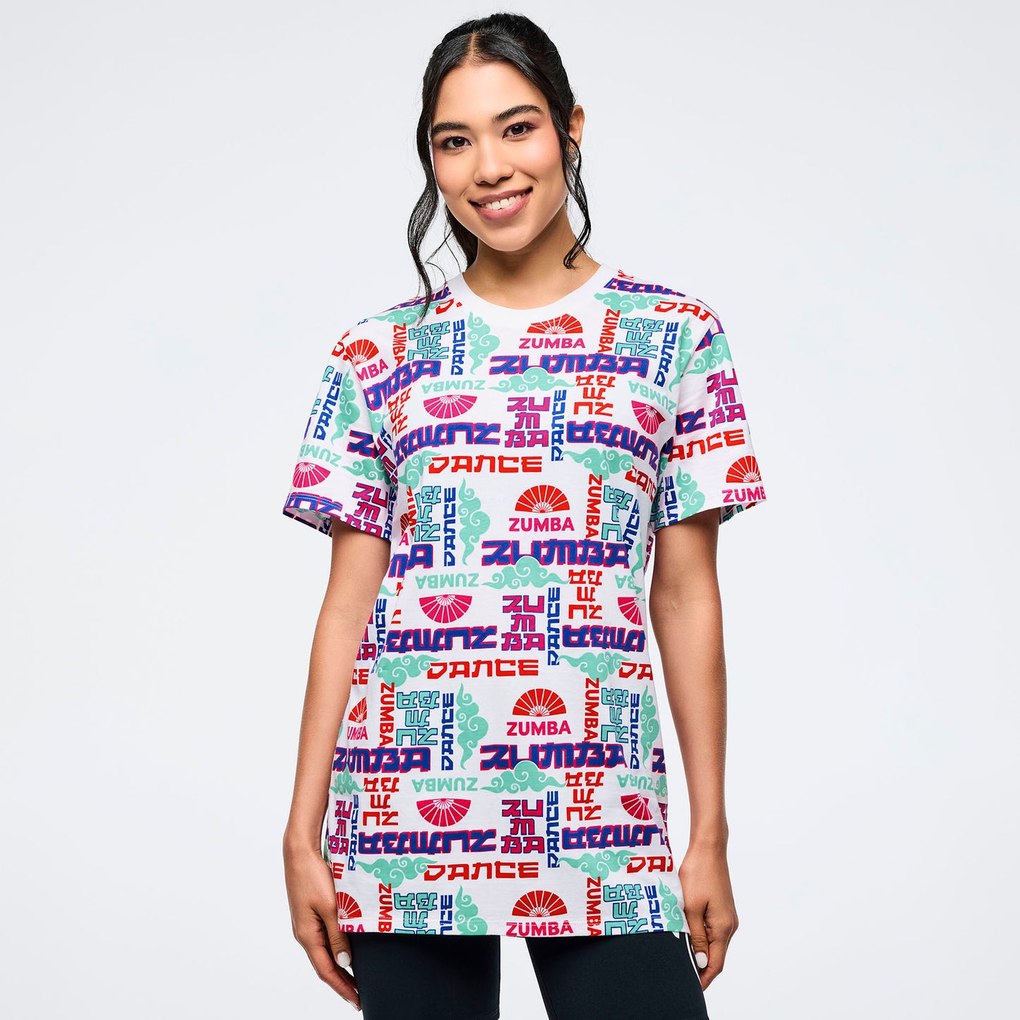 Eastern Flavor Crew Neck Tee - White/Blue