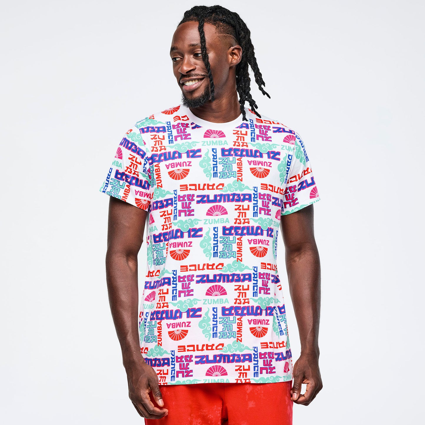 Eastern Flavor Crew Neck Tee - White/Blue