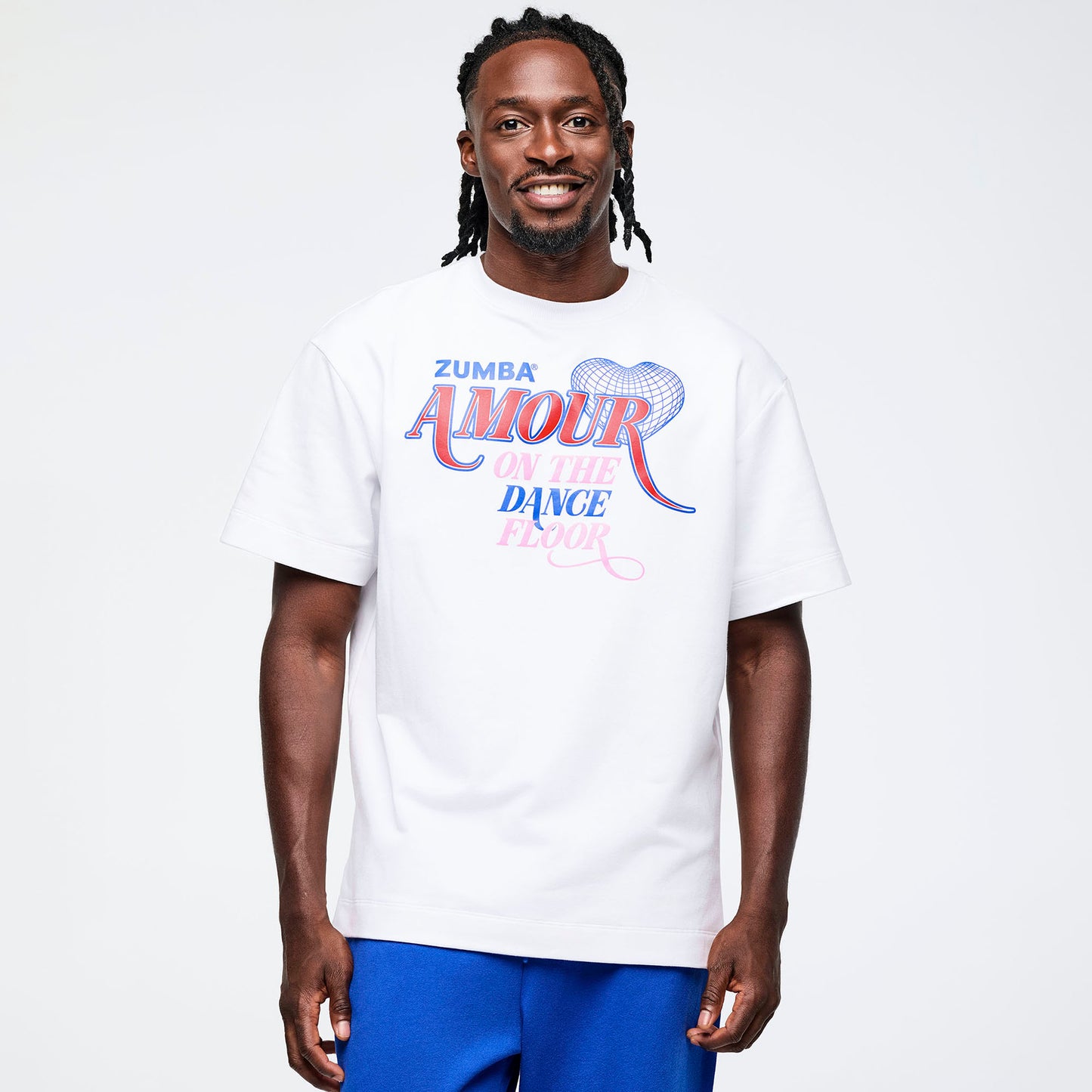 Zumba® Amour Oversized Crew Neck Top