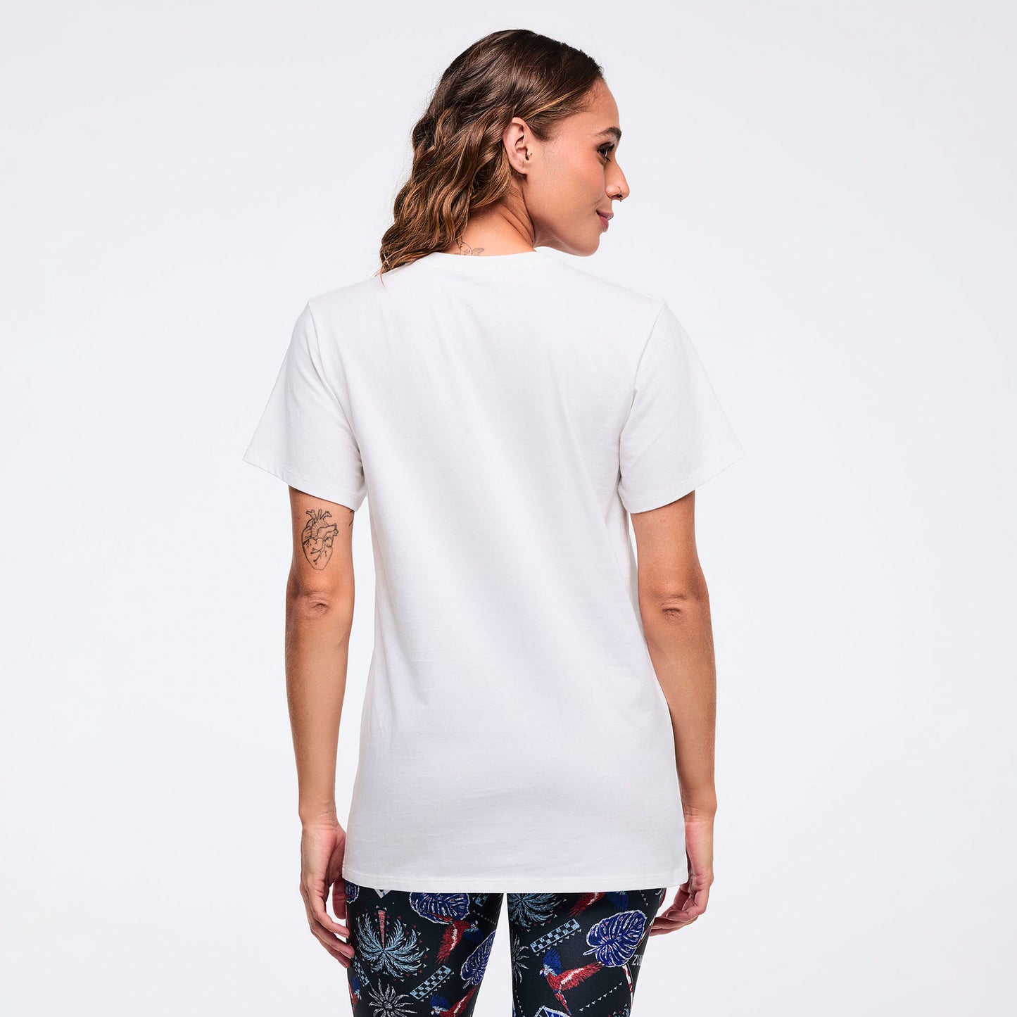 Latin Movement Unisex Crew Neck Tee - White