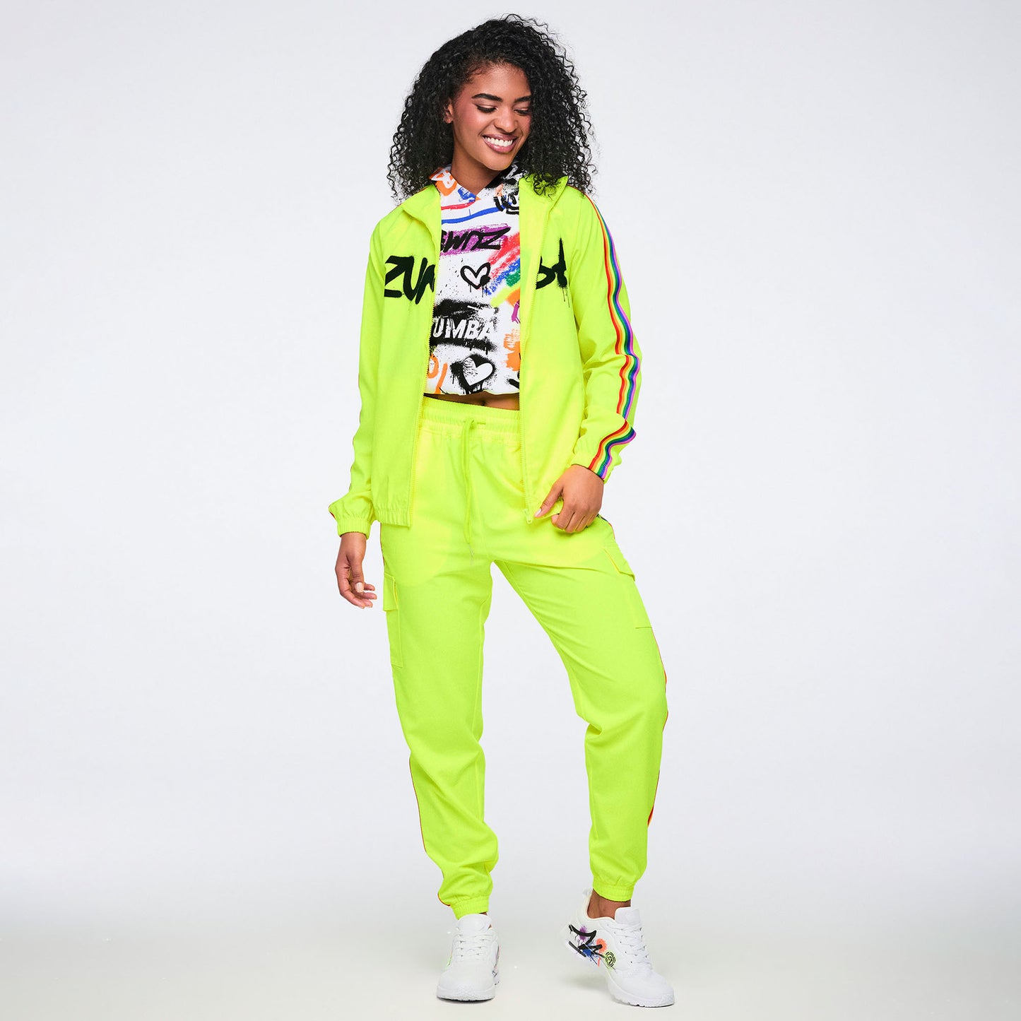 Pride Mock Neck Woven Jacket