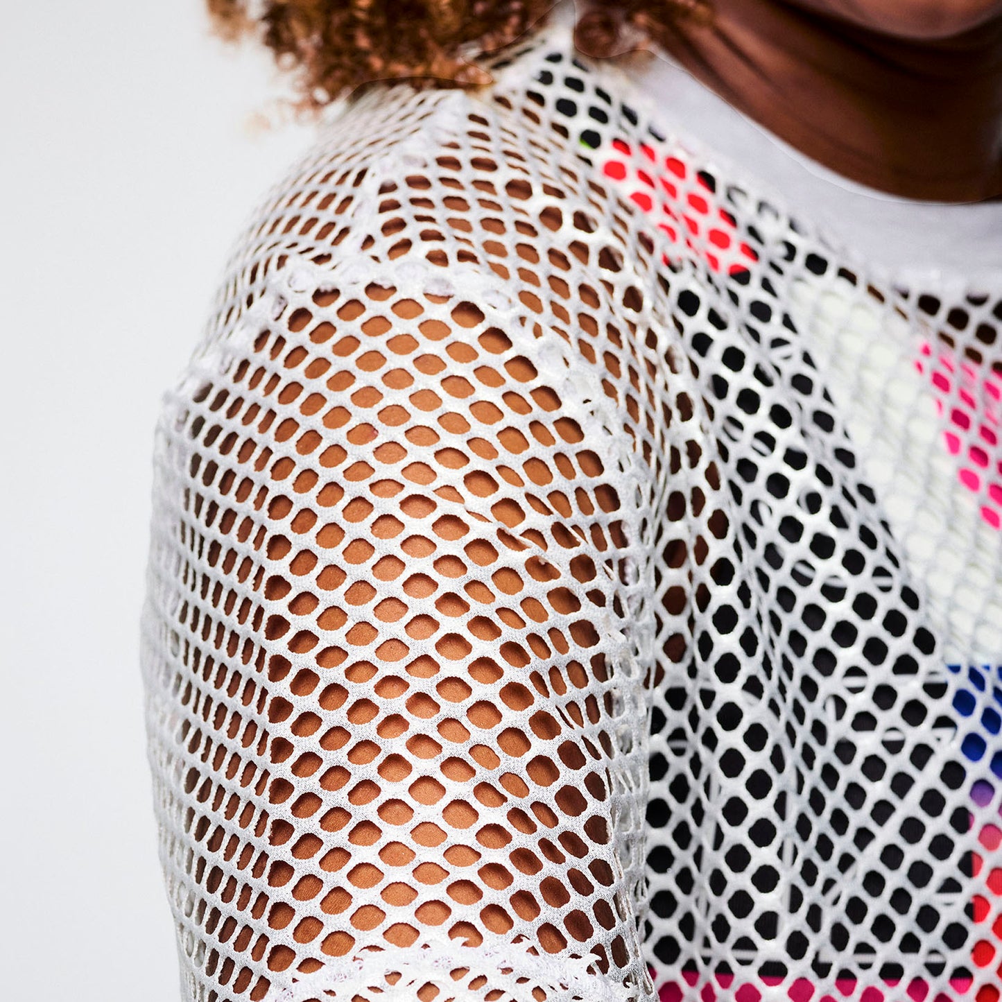 Worldwide Unisex Mesh Crew Neck Top