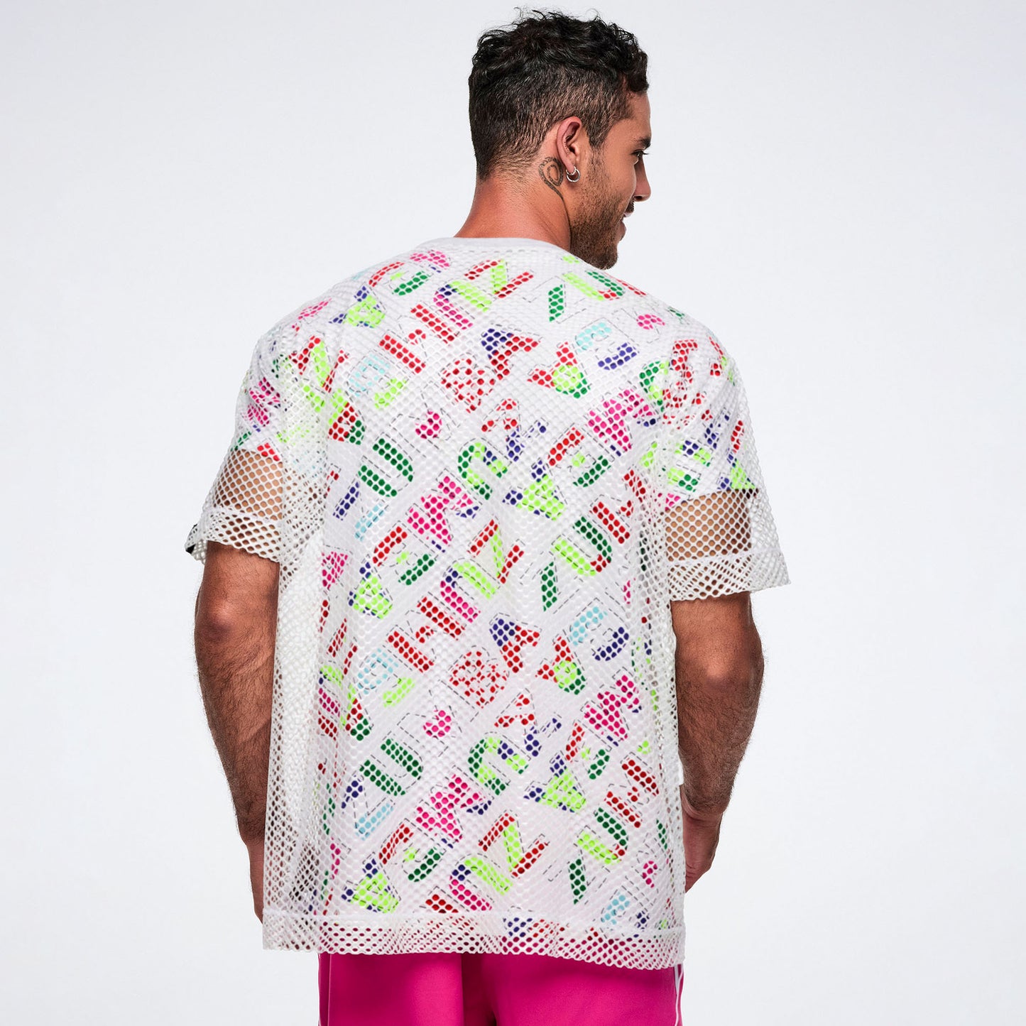Worldwide Unisex Mesh Crew Neck Top
