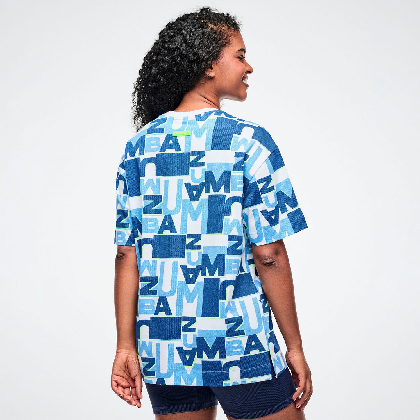 Jean Jamz Oversized Crew Neck Top
