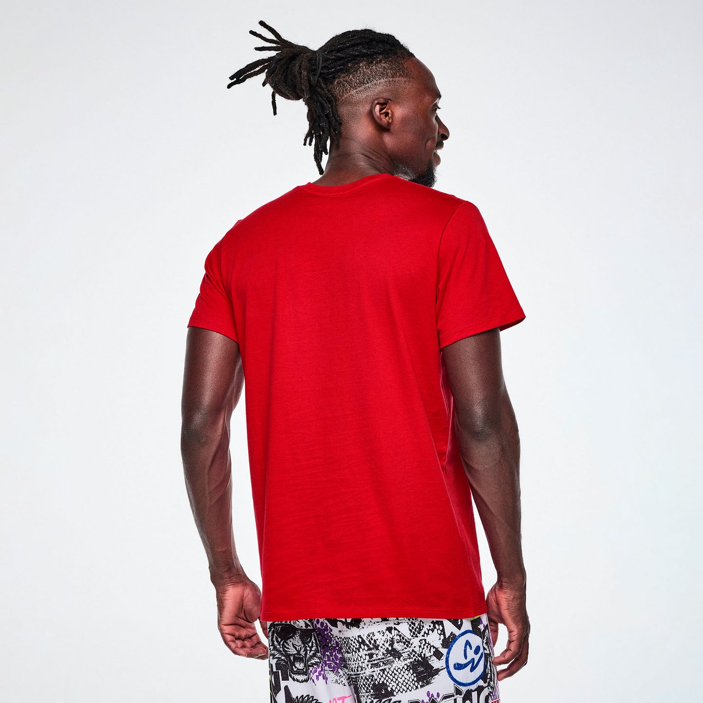 Rock 'n' Roll Unisex Crew Neck Tee - Red