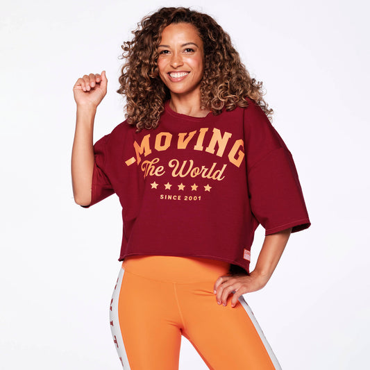 Zumba®  Moving The World Crop Top ONLY IN M